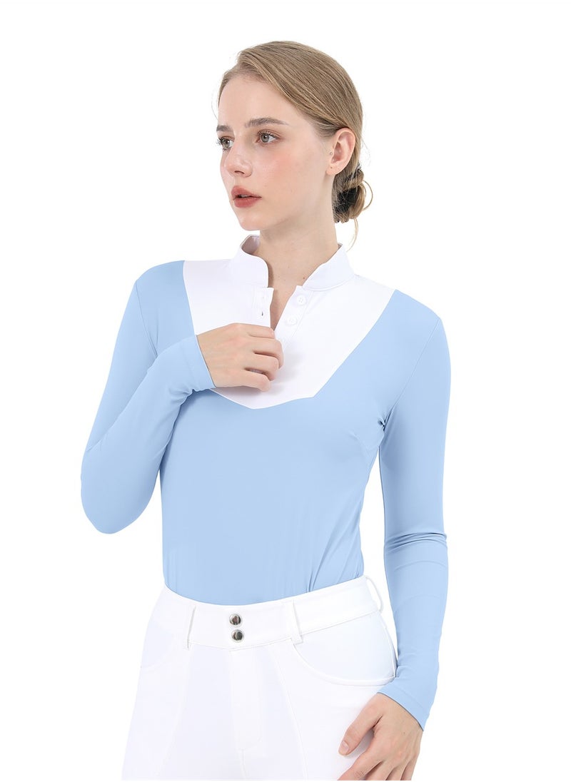 Equestrian Shirts Longsleeve Riding Top Women