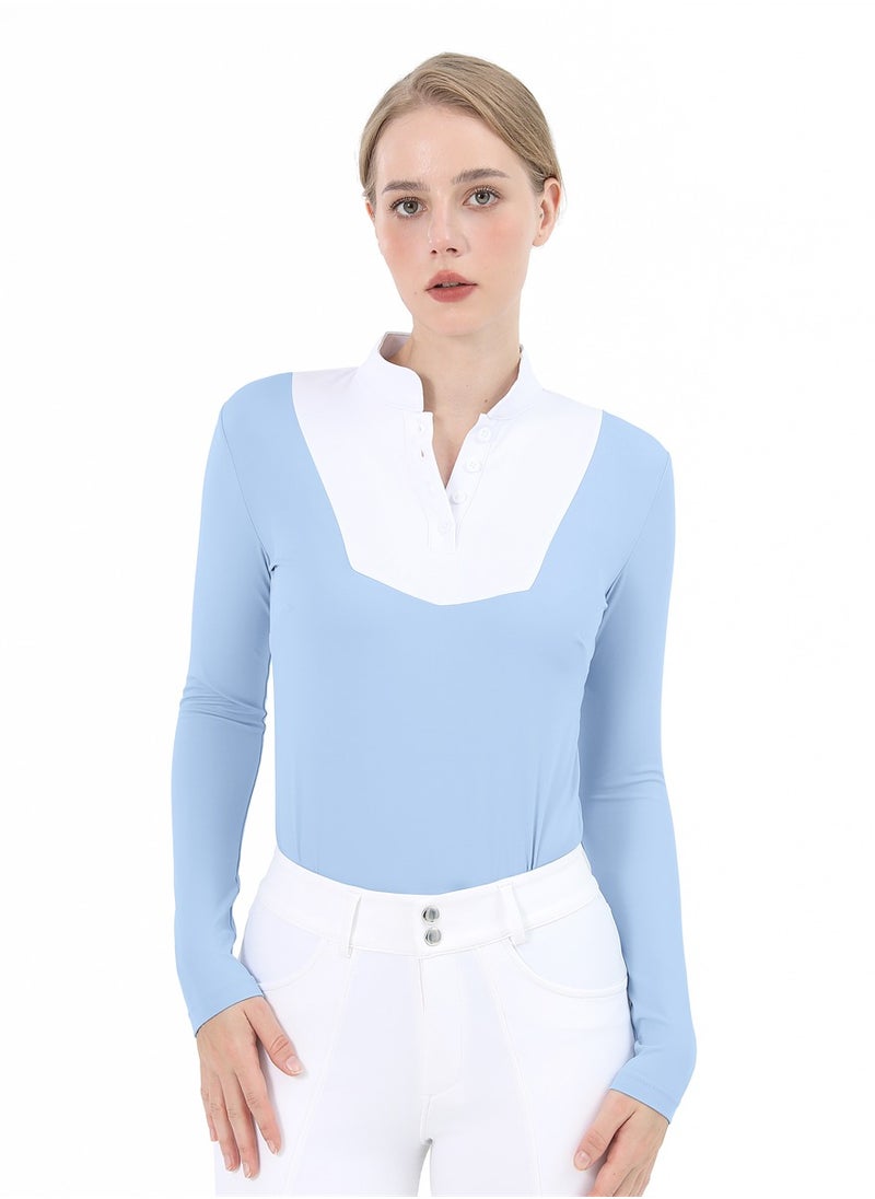 Equestrian Shirts Longsleeve Riding Top Women