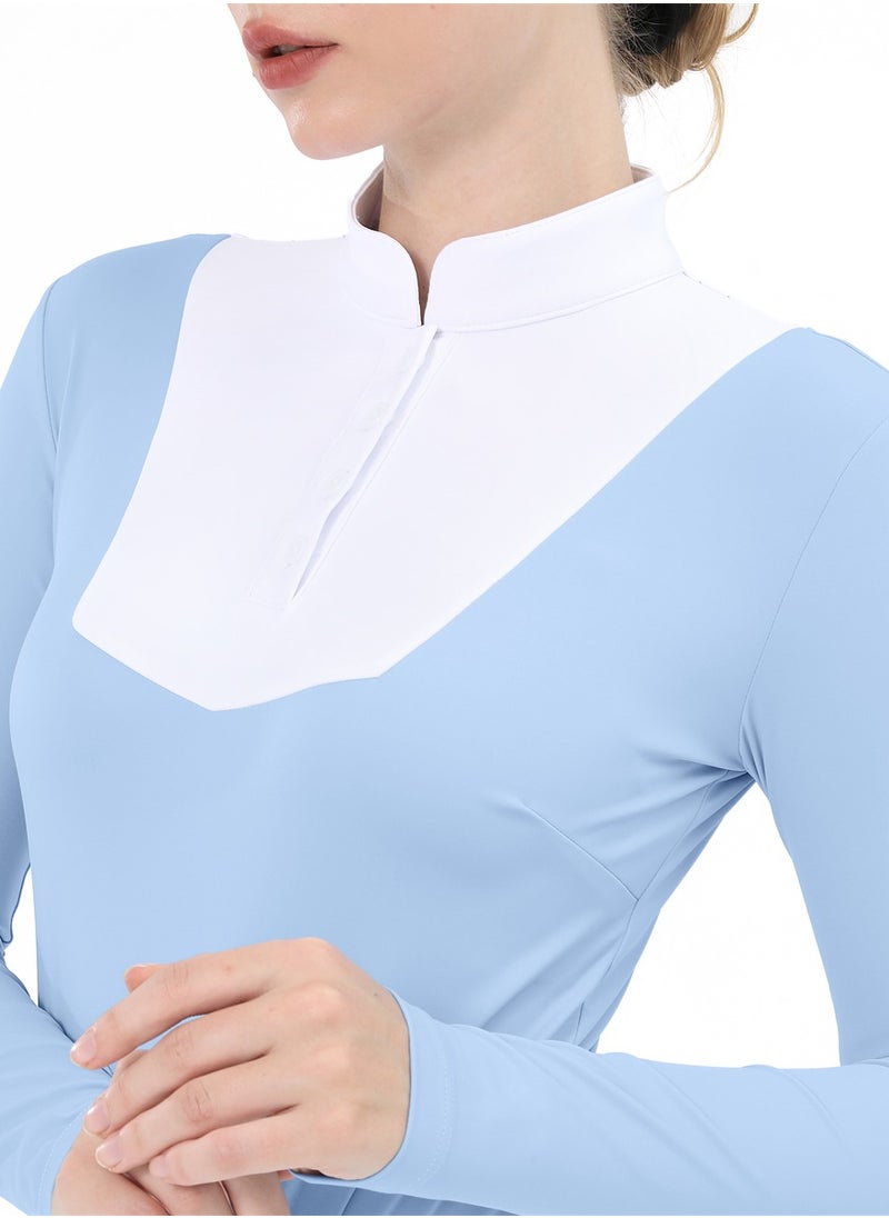 Equestrian Shirts Longsleeve Riding Top Women