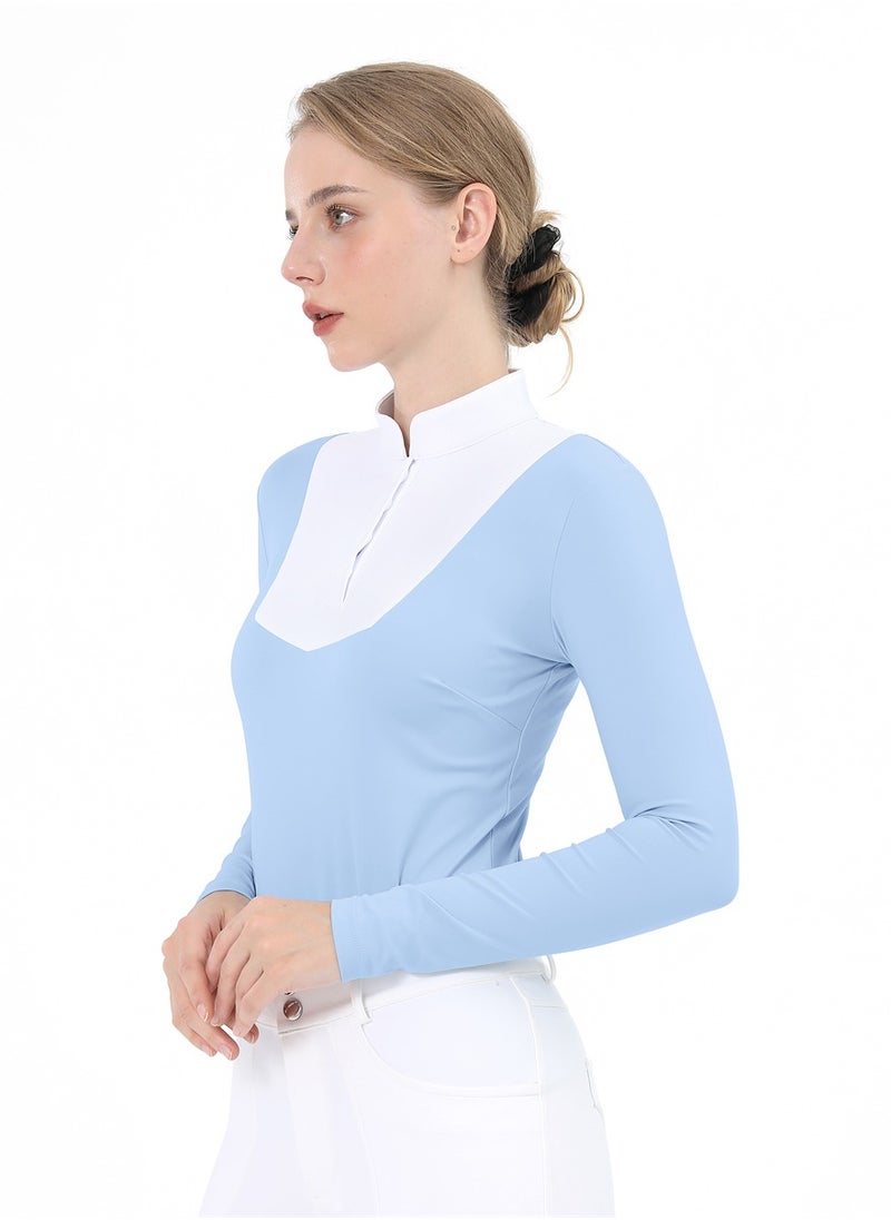 Equestrian Shirts Longsleeve Riding Top Women