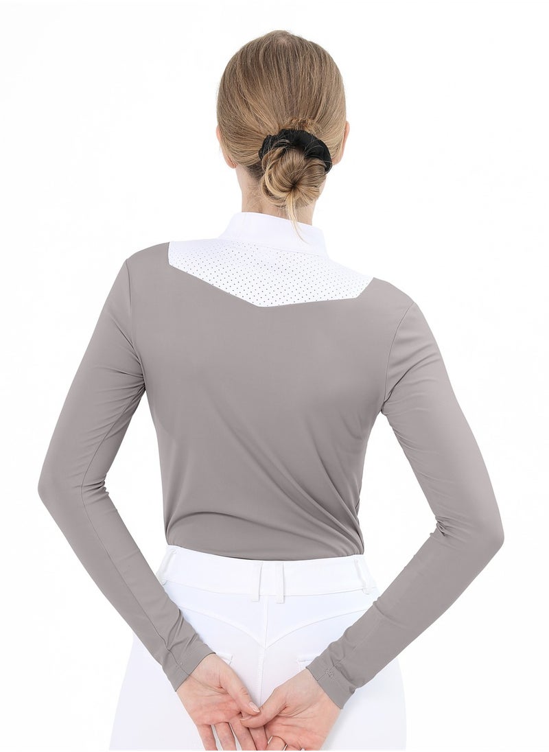 Equestrian Shirts Longsleeve Riding Top Women