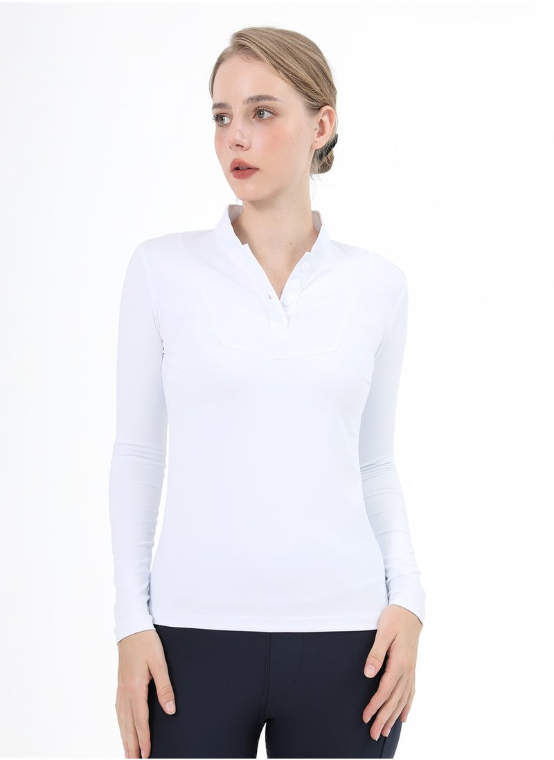 Equestrian Shirts Longsleeve Riding Top Women