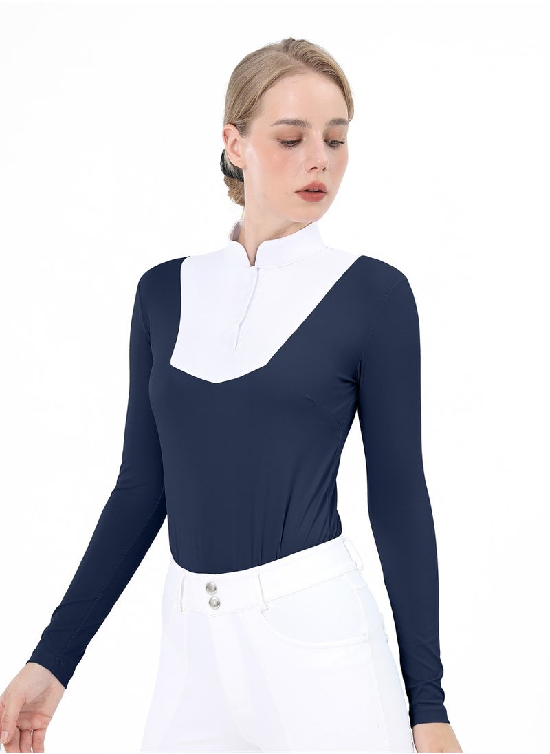 Equestrian Shirts Longsleeve Riding Top Women