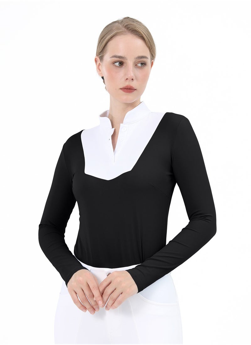 Equestrian Shirts Longsleeve Riding Top Women