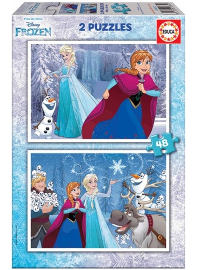 Educa 2x48 Disney Frozen Puzzle