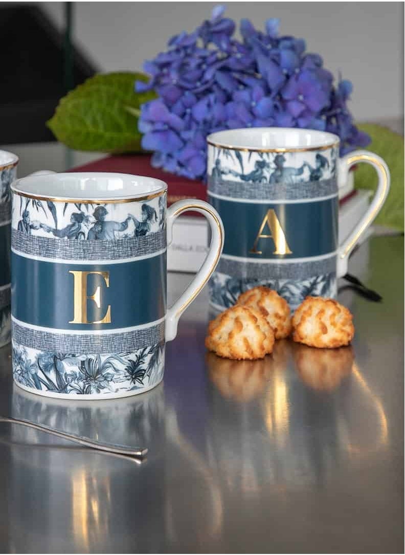 BACI MILANO - MUG - LETTER G - PORCELAIN