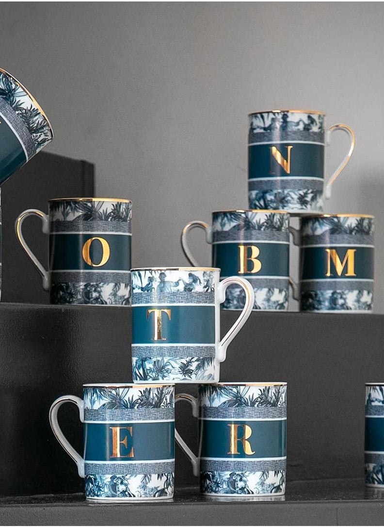 BACI MILANO - MUG - LETTER I - PORCELAIN