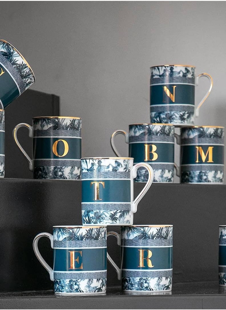 BACI MILANO - MUG - LETTER L - PORCELAIN