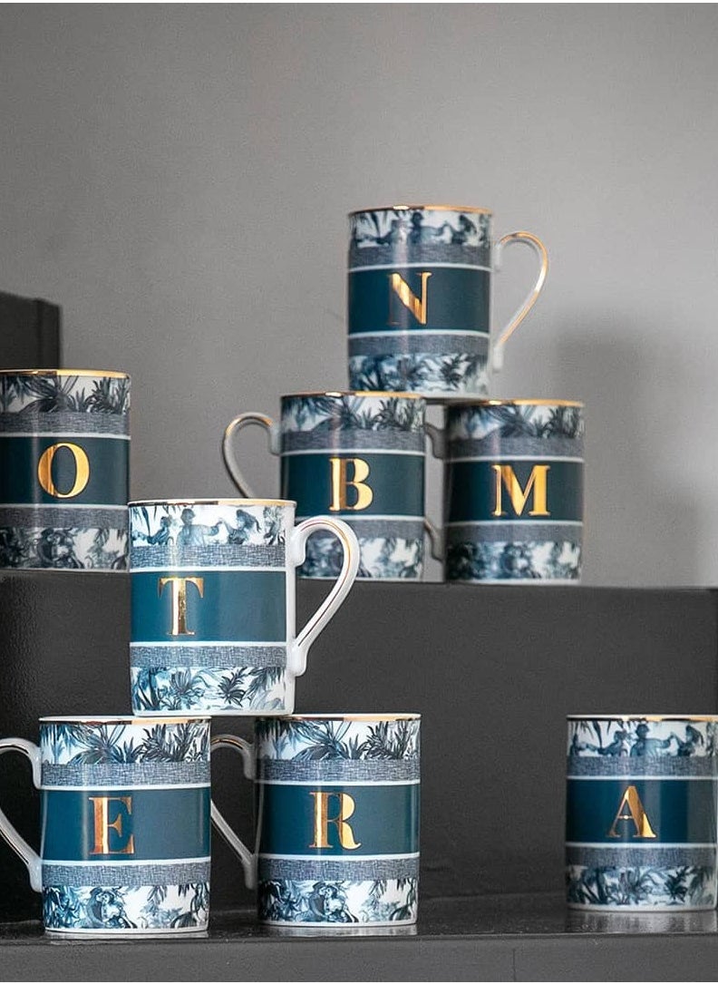 BACI MILANO - MUG - LETTER M - PORCELAIN