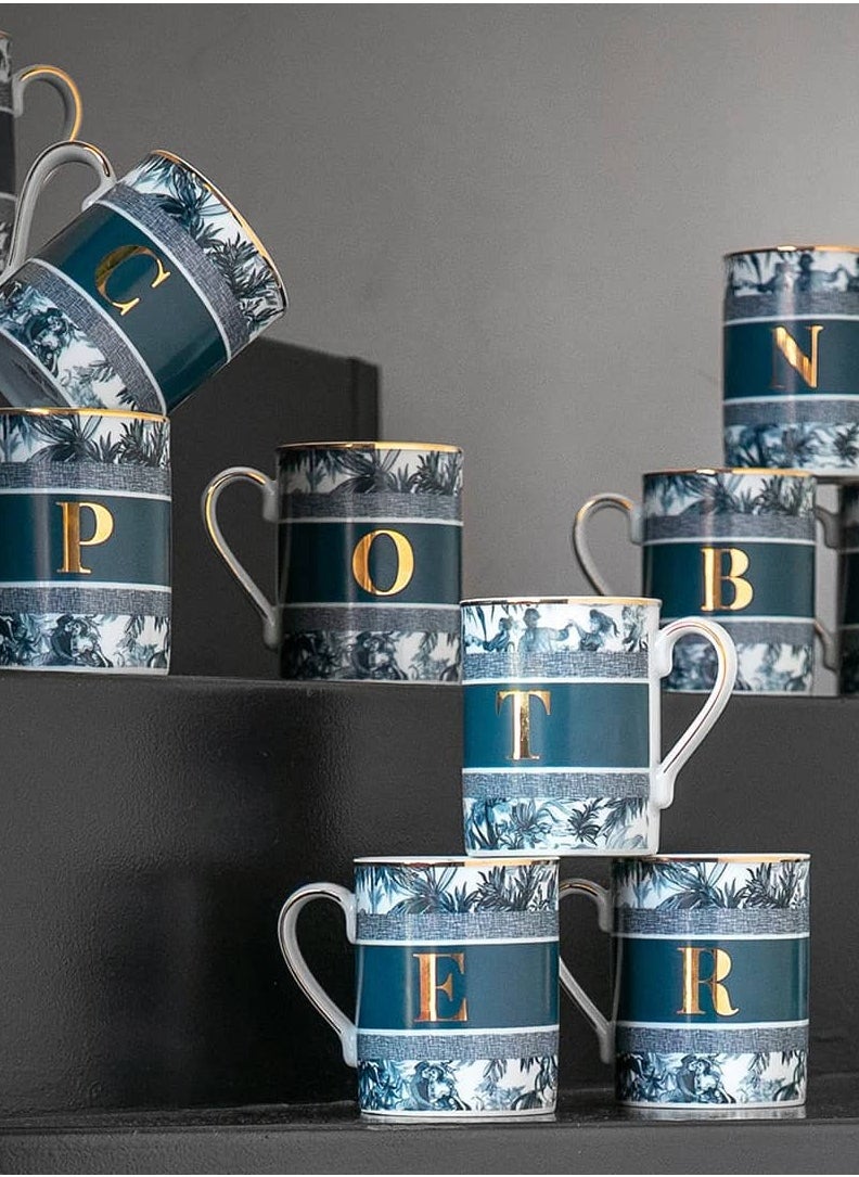 BACI MILANO - MUG - LETTER O - PORCELAIN