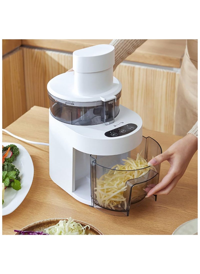 Carrot Potato Dicing Machi, Electric Vegetable Cutter Meat Grinder, Multi-function Kitchen Vegetable Cutting Machine, Food Chopper, Electric, for Fruit Pepper Chili Vegetable Onion Nuts