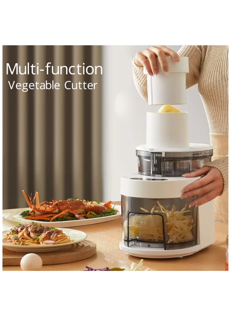 Carrot Potato Dicing Machi, Electric Vegetable Cutter Meat Grinder, Multi-function Kitchen Vegetable Cutting Machine, Food Chopper, Electric, for Fruit Pepper Chili Vegetable Onion Nuts