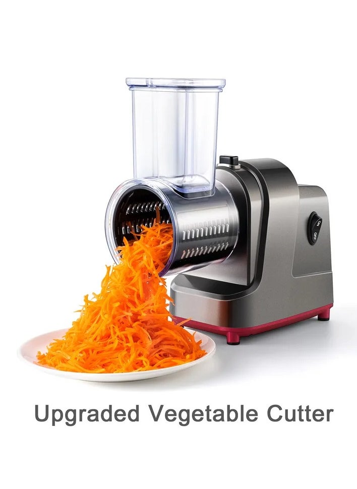 Electric vegetable slicer with stainless steel blades, multifunction processor, potato, cucumber, carrot slicer, 220V,