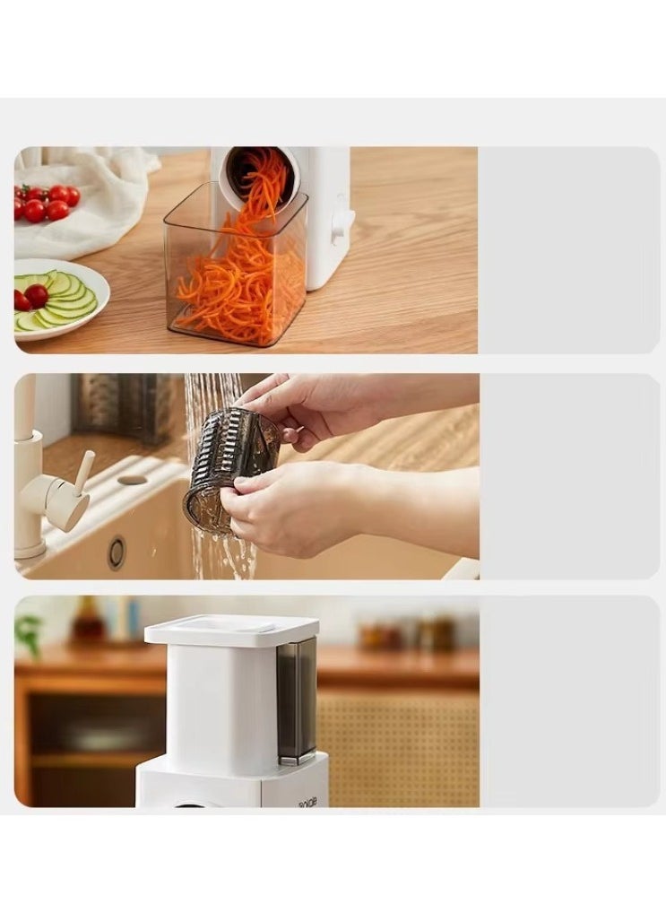 Electric vegetable cutter, 1 piece, household, automatic, multifunctional, vegetable cutting and shredding, kitchen supplies