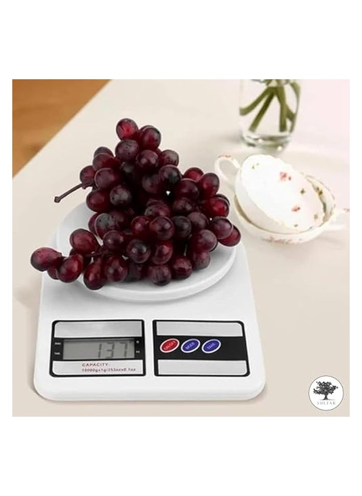 Electronic Digital Kitchen Scale Portable Multi function Food Scale, High Precision for Perfect Meal, Auto Calibrate Function, High Accuracy