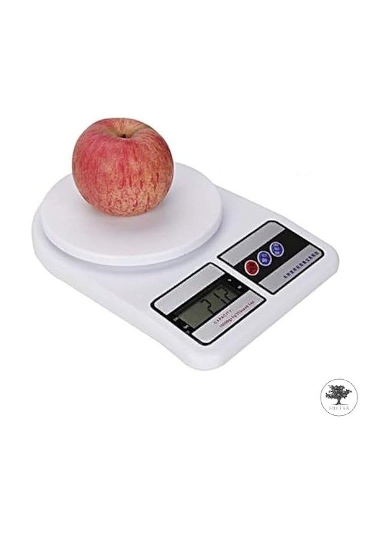 Electronic Digital Kitchen Scale Portable Multi function Food Scale, High Precision for Perfect Meal, Auto Calibrate Function, High Accuracy