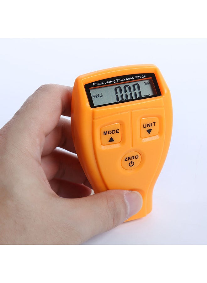 GM200 Coating Thickness Gauge, LCD Digital Paint Thickness Probe Tester, LCD Display Paint Measure Tester