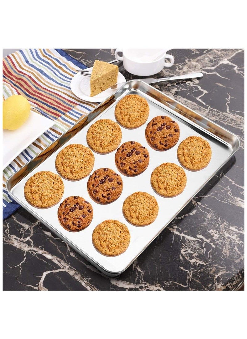 Stainless Steel Cookie Baking Sheet Set of 3