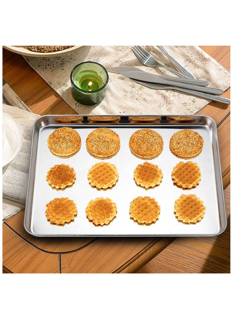 Stainless Steel Cookie Baking Sheet Set of 3