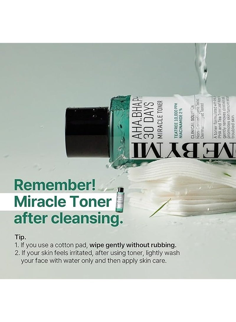 Aha-Bha-Pha 30 Days Miracle Face Toner - For Brightening, Exfoliating, Moisturizing, Rejuvenating, Whitening Face 150ml