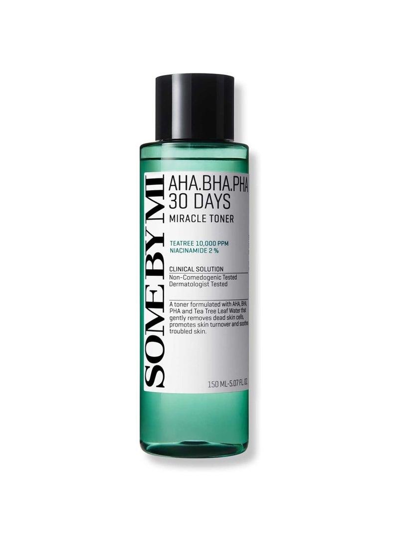 Aha-Bha-Pha 30 Days Miracle Face Toner - For Brightening, Exfoliating, Moisturizing, Rejuvenating, Whitening Face 150ml