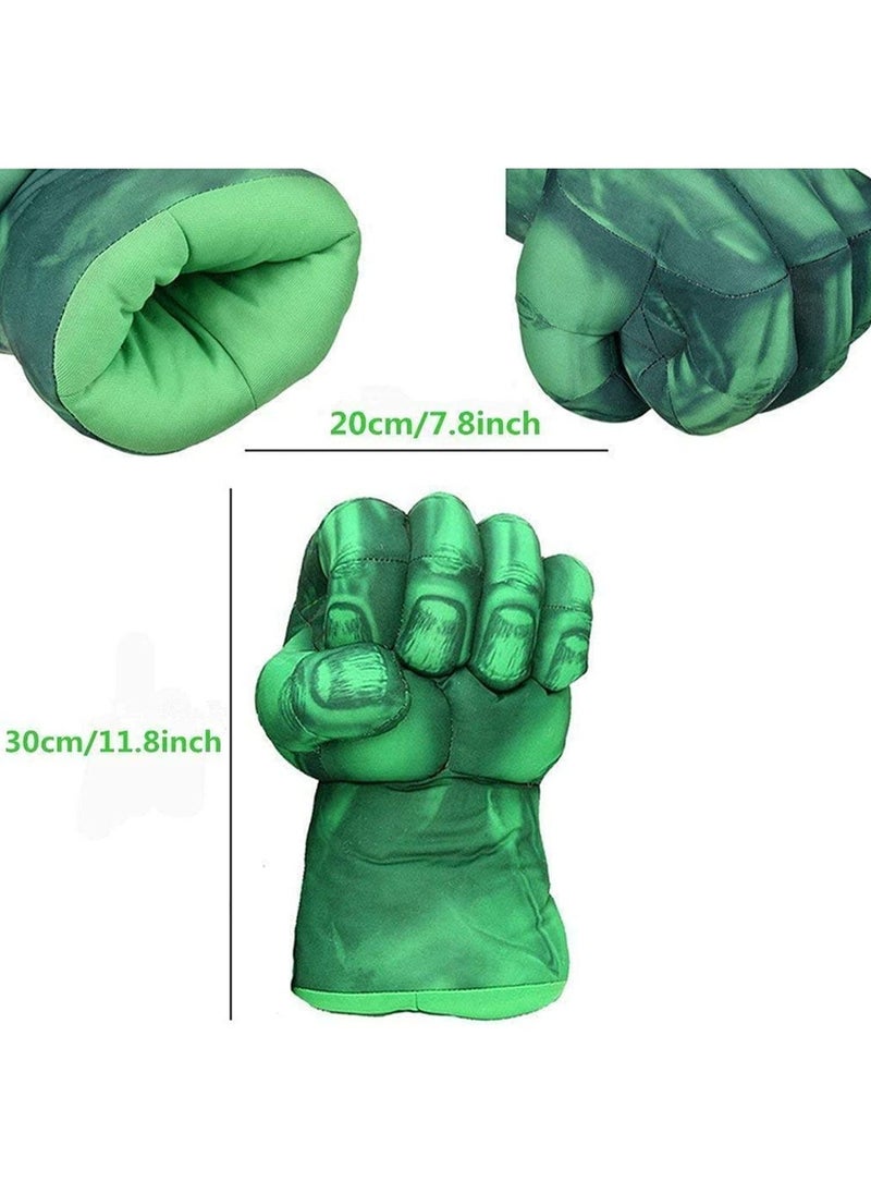 Marvel Hulk Smash Hands Fists Big Soft Plush Kid Boxing toys Training Gloves Pair Costume