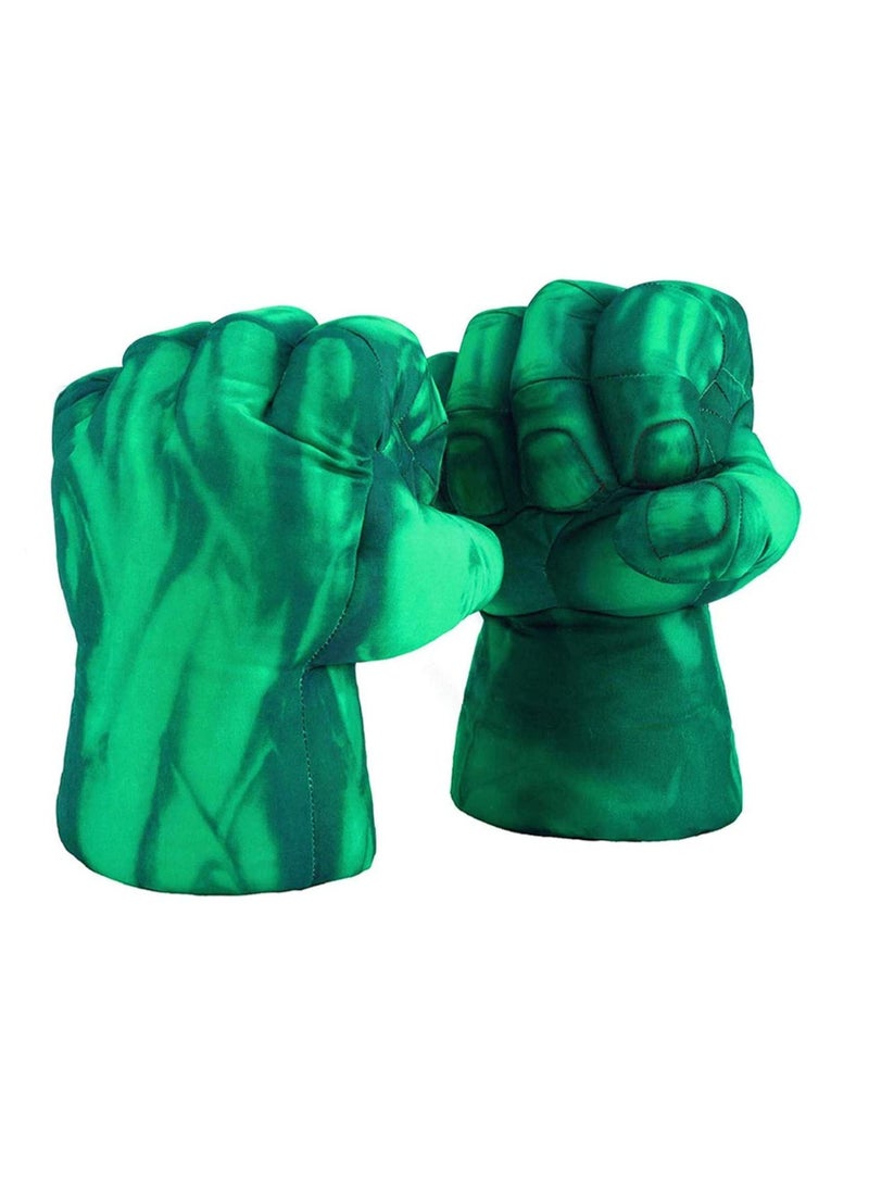 Marvel Hulk Smash Hands Fists Big Soft Plush Kid Boxing toys Training Gloves Pair Costume