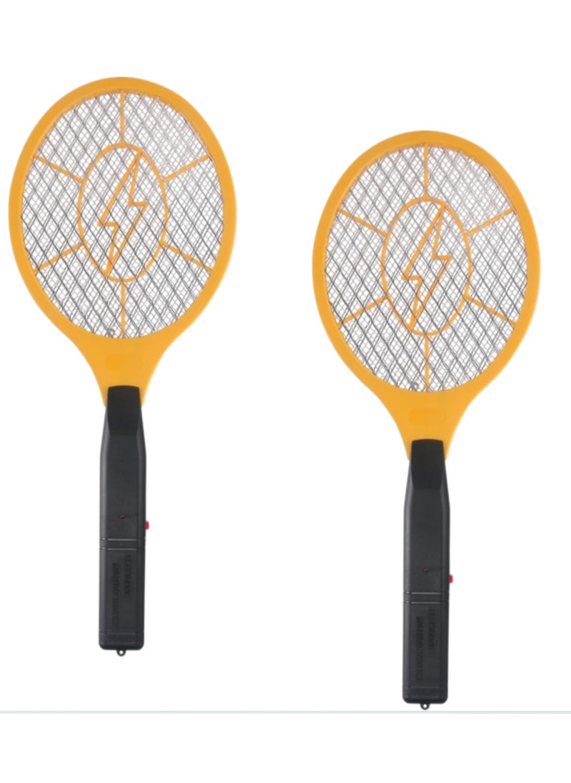 2 Pack Fly Swatter Bug Zapper Racket Battery Operated, Mosquito Indoor Outdoor Fly Insect Catcher Zapper Rackets