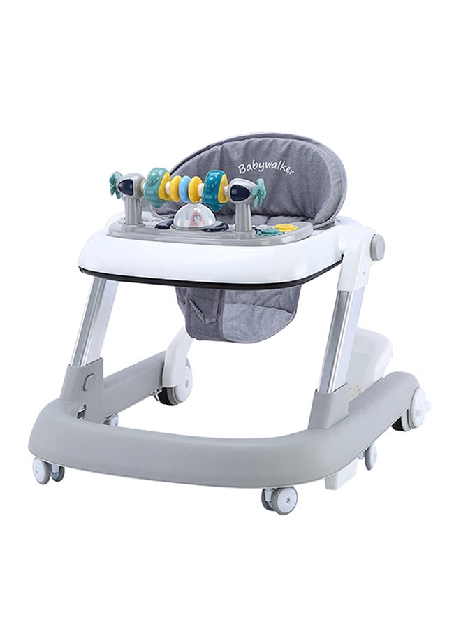 3 In 1 Baby Walker With Adjustable Height & Musical Toy, 6 - 18 Months