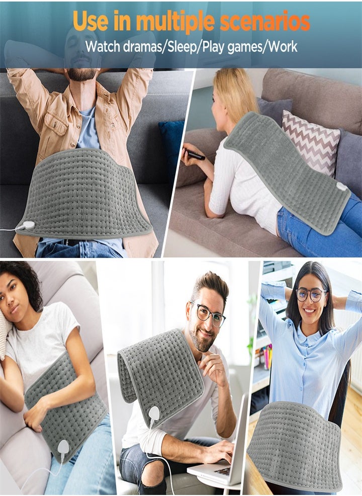 New ten-speed therapy, electric heating belt, multi-function heating pad, waist heating pad, with LCD controller, electric heating pad, used to relieve menstrual back pain and cramps, machine washable