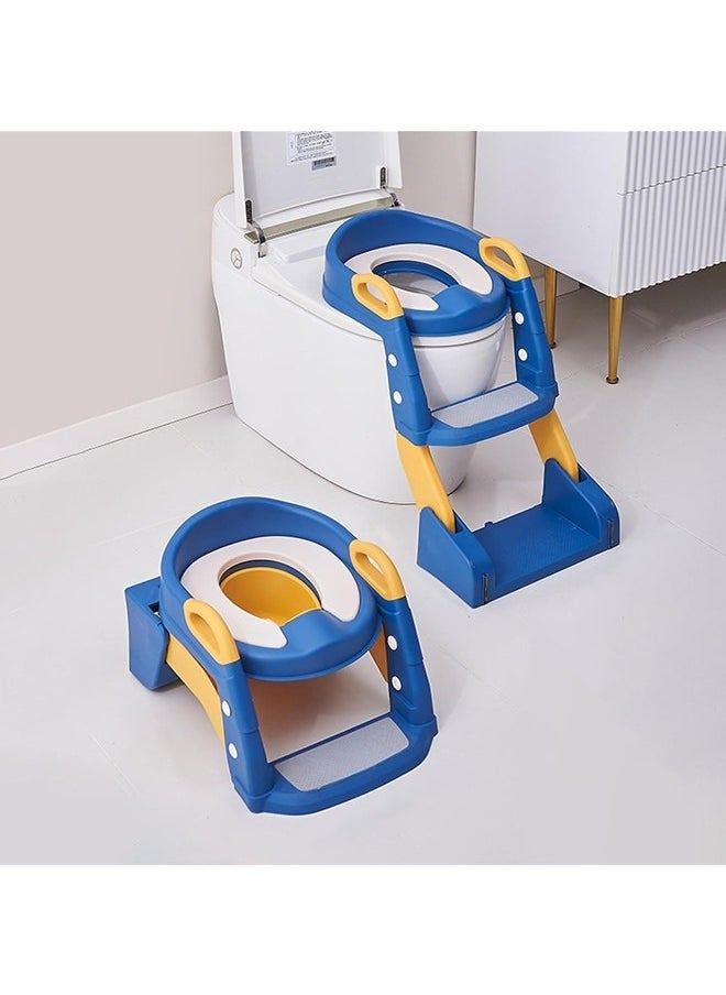 3-In-1 Foldable Potty Training Seat With Non-Slip Ladder