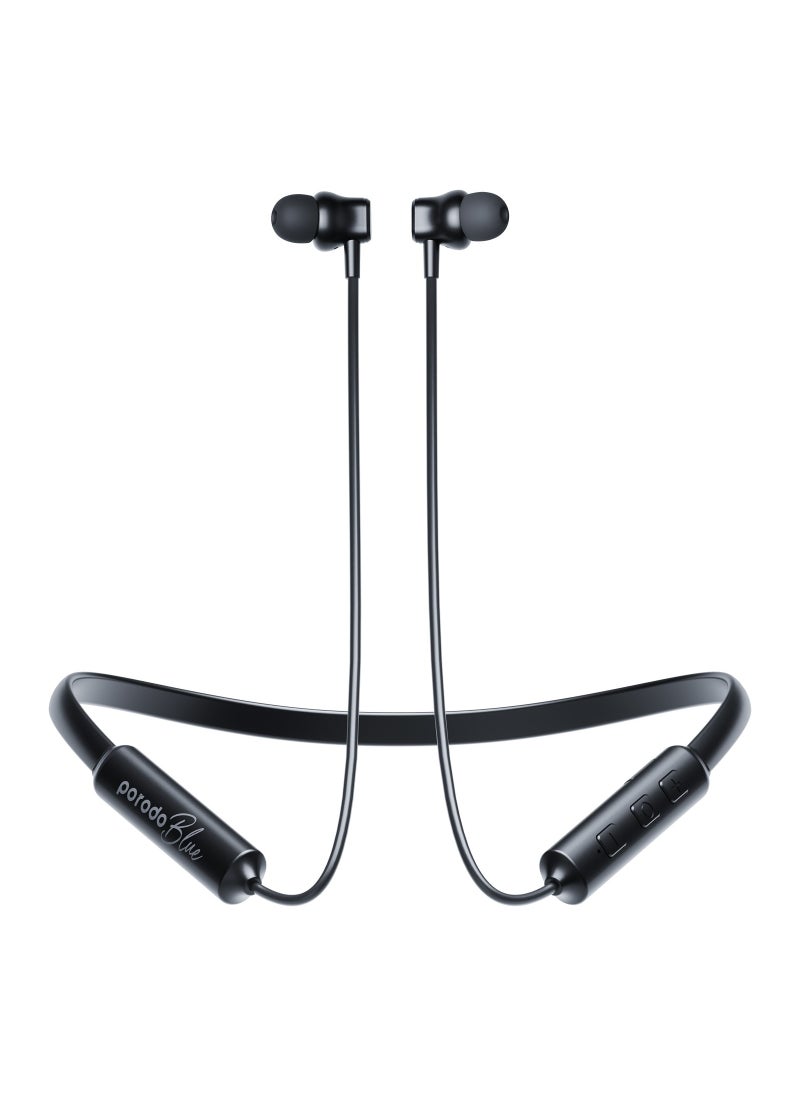 Blue ENC Neckband In-Ear Earphones - Black