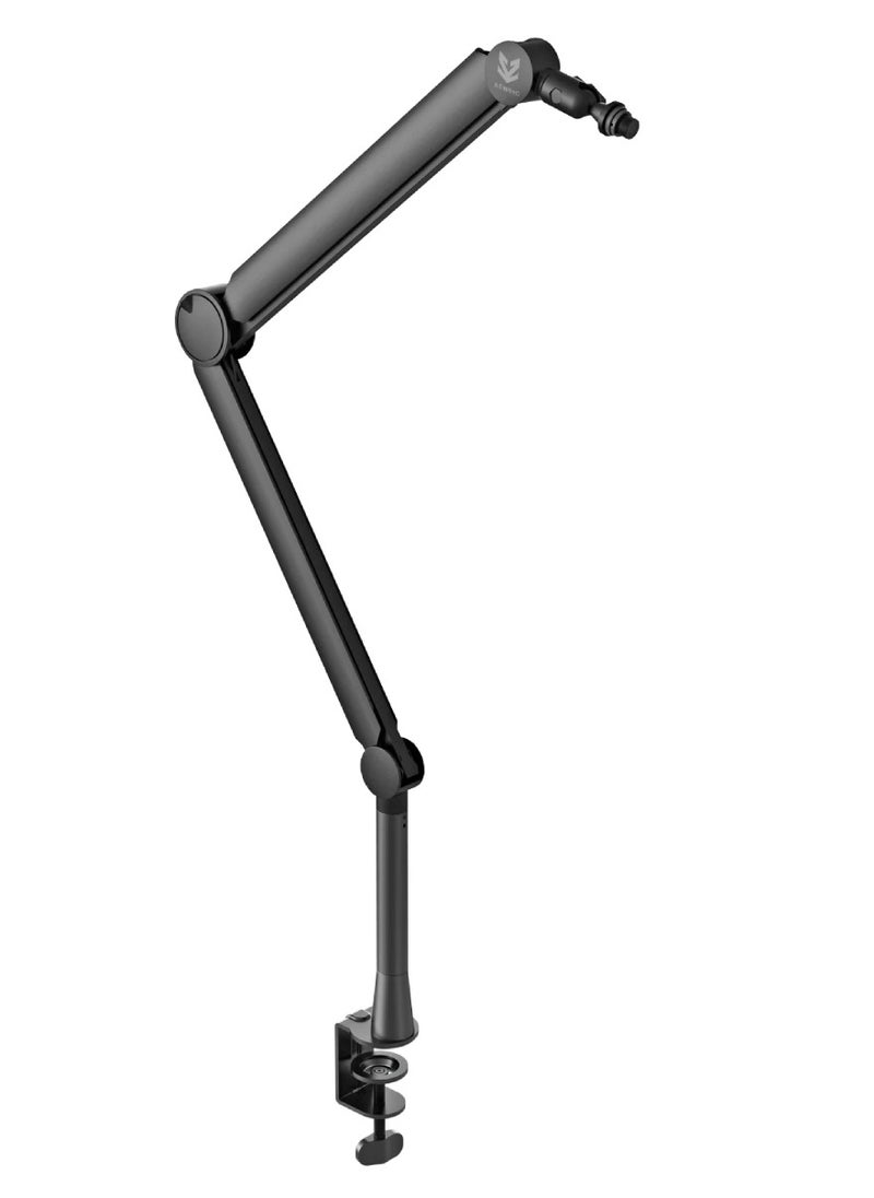 SA-30 Microphone Boom Arm, 360° Rotatable Mic Stand With 6 inch Riser, Microphone Holder with 1/4