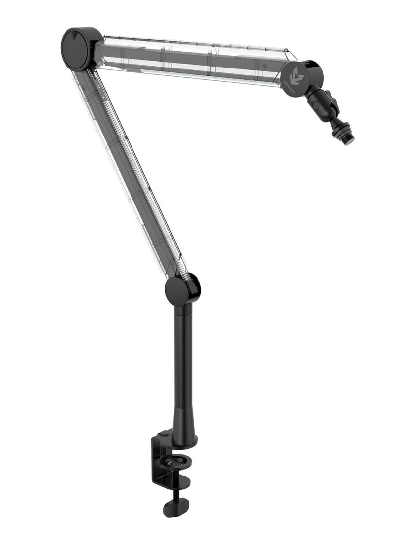 SA-30 Microphone Boom Arm, 360° Rotatable Mic Stand With 6 inch Riser, Microphone Holder with 1/4