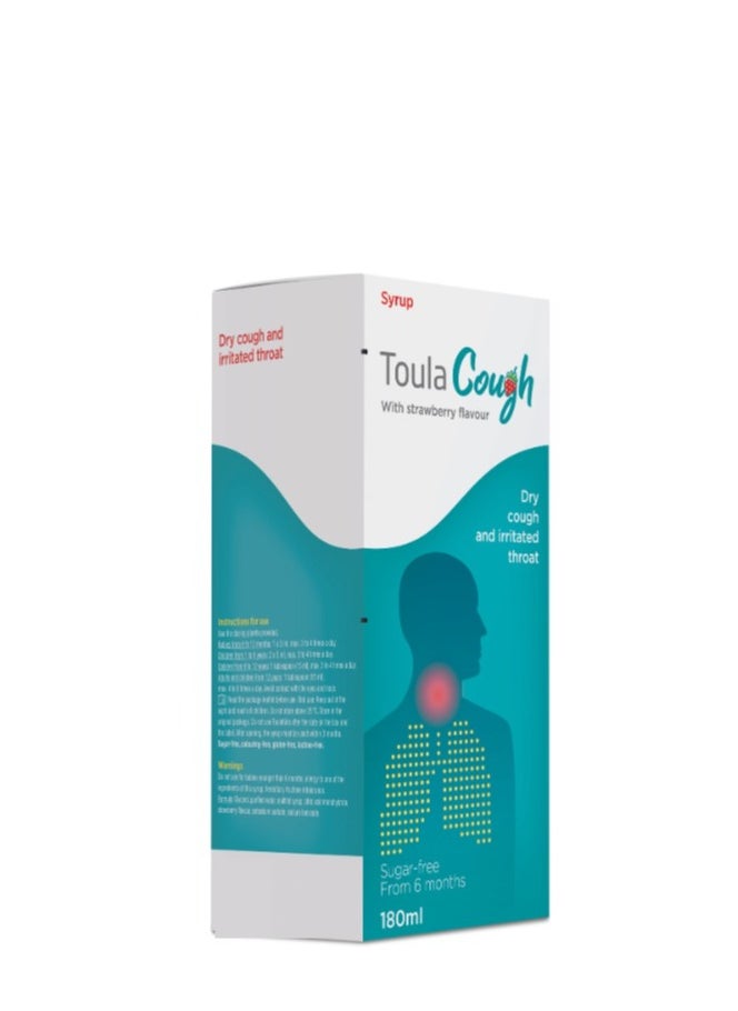 Toula Cough Syrup 100ml Strawberry flavour