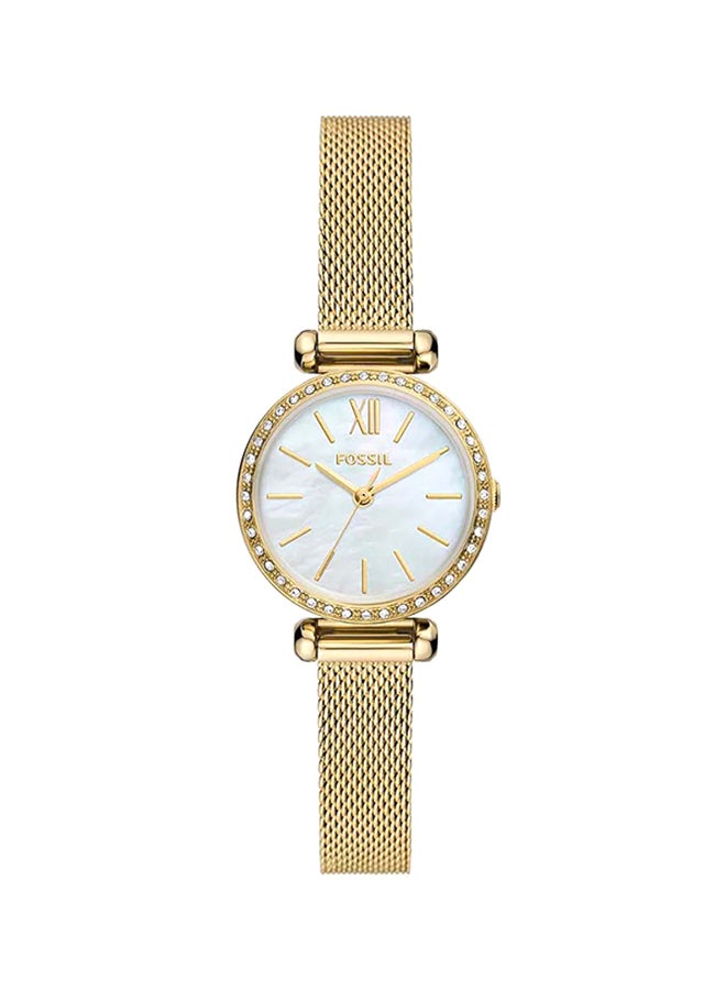 Women's Tillie Mini Three-Hand Gold-Tone Stainless Steel Mesh Watch BQ3898 - 26mm