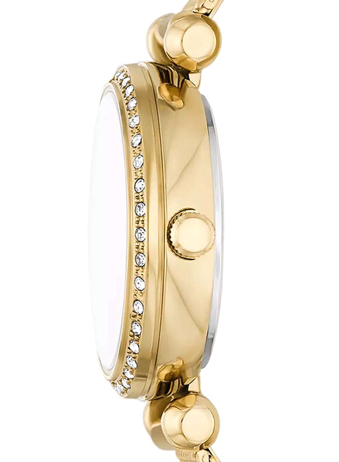 Women's Tillie Mini Three-Hand Gold-Tone Stainless Steel Mesh Watch BQ3898 - 26mm