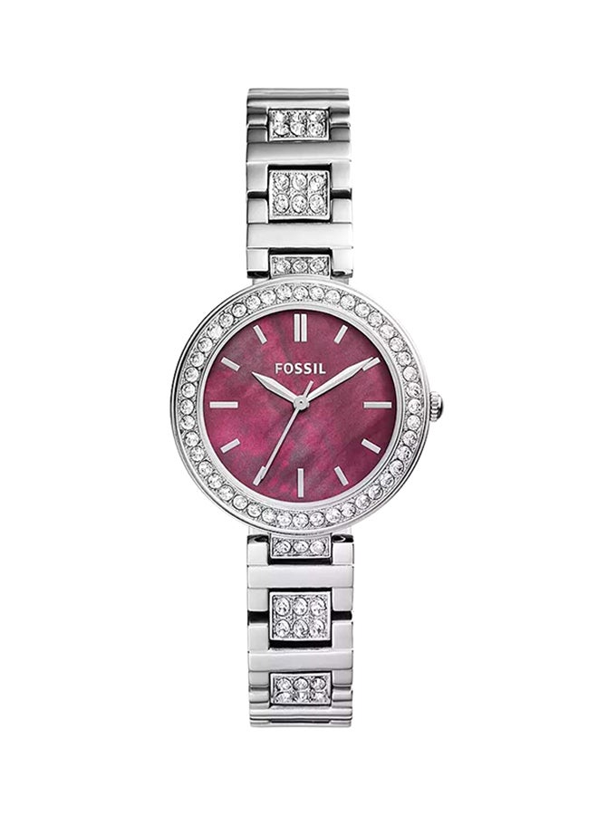 Women's Karli Three-Hand Stainless Steel Watch BQ3904 - 32mm
