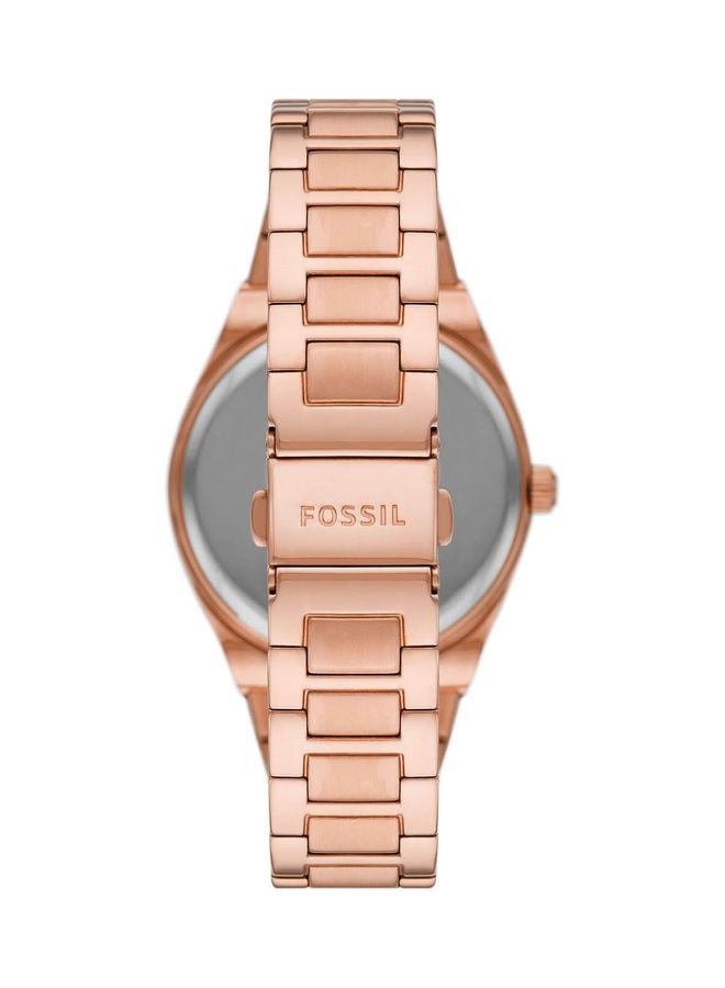 Women's Analog Round Shape Stainless Steel Wrist Watch - ES5258 - 38 mm