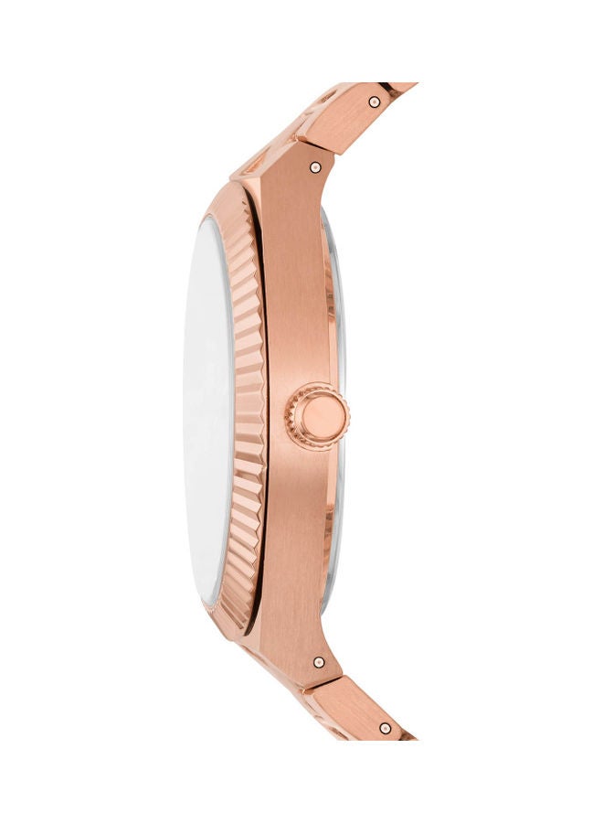 Women's Analog Round Shape Stainless Steel Wrist Watch - ES5258 - 38 mm