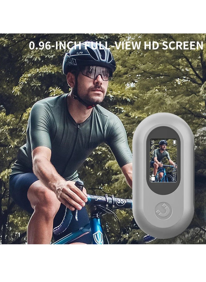 1080p Mini Pocket Camera, HD Screen Outdoor Action Camera, Portable Magnetic Thumb Camera, Multifunctional Pocket Wearable Body Camera For Car Bicycle Riding Playing, (Black)