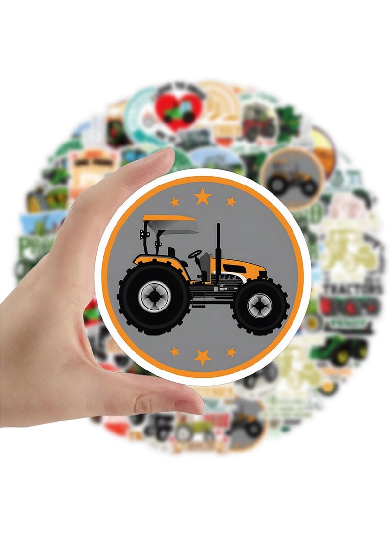 Tractor Stickers Waterproof 50pcs