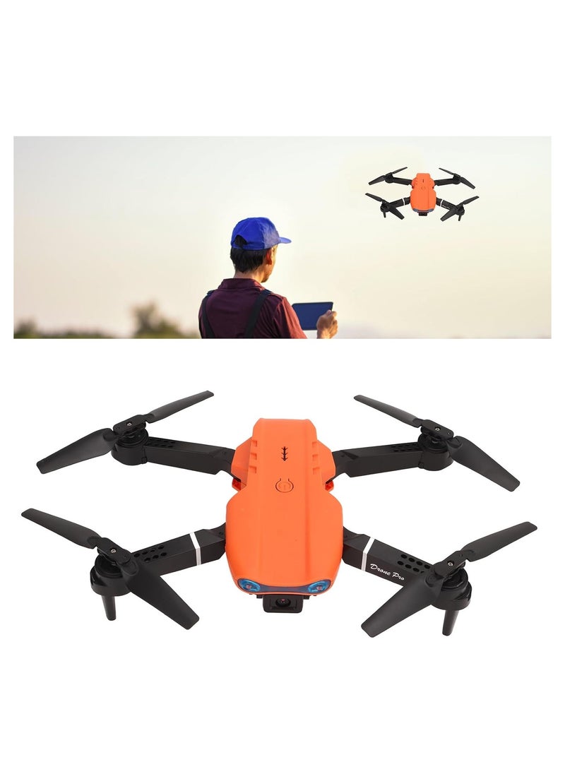 E99 Pro Drone with 4K HD DUAL Camera, DUAL Battery WiFi FPV, Remote Control Quadcopte Altitude Hold, Easy to Fly for Kids and Adults