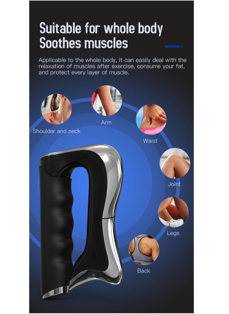 Fascia Massager Body Scraping Microcurrent Vibration Muscle Stimulator Relief Relaxation Slimming Shaping Guasha Massage Knife