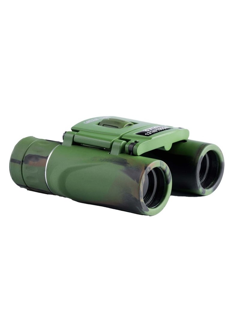 Green Lion Shark Binoculars, 8X Magnification, Suitable for Outdoor Activities