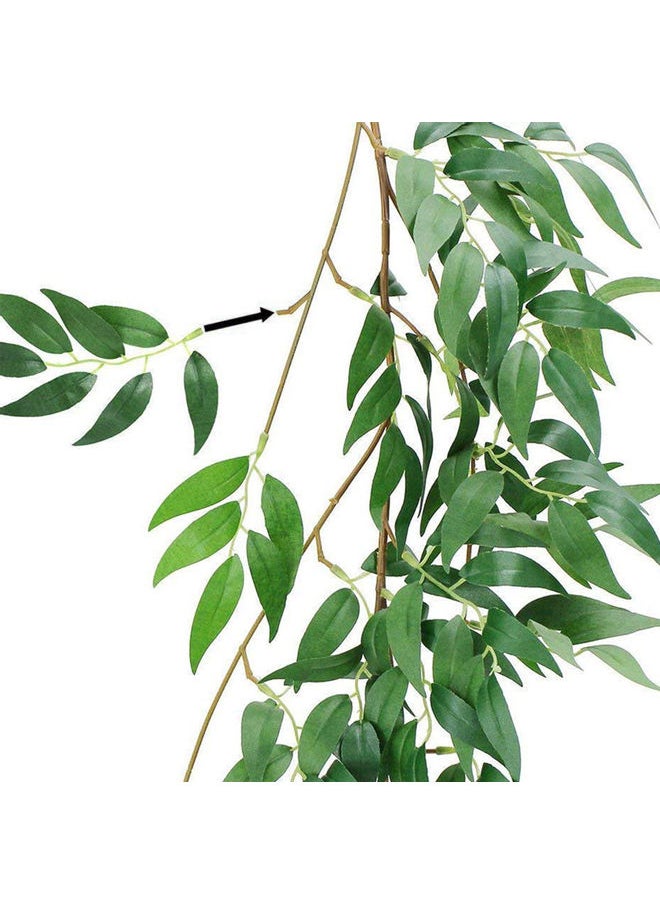 Artificial Hanging Eucalyptus Vine Leaves Green 20 x 10 x 20cm