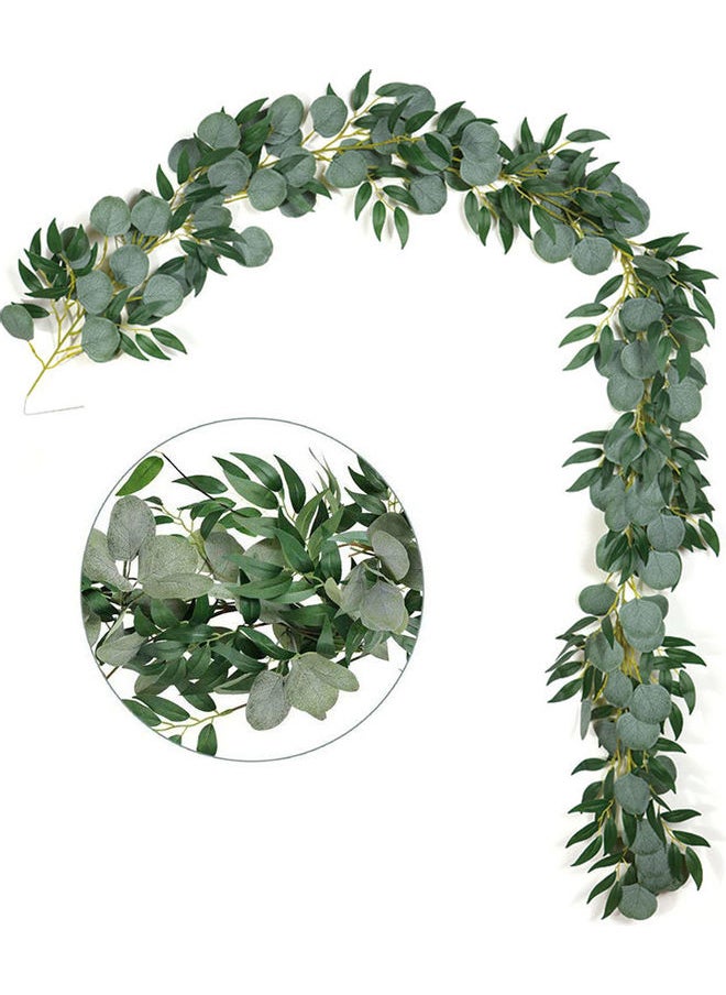 Artificial Hanging Eucalyptus Vine Leaves Green 20 x 10 x 20cm