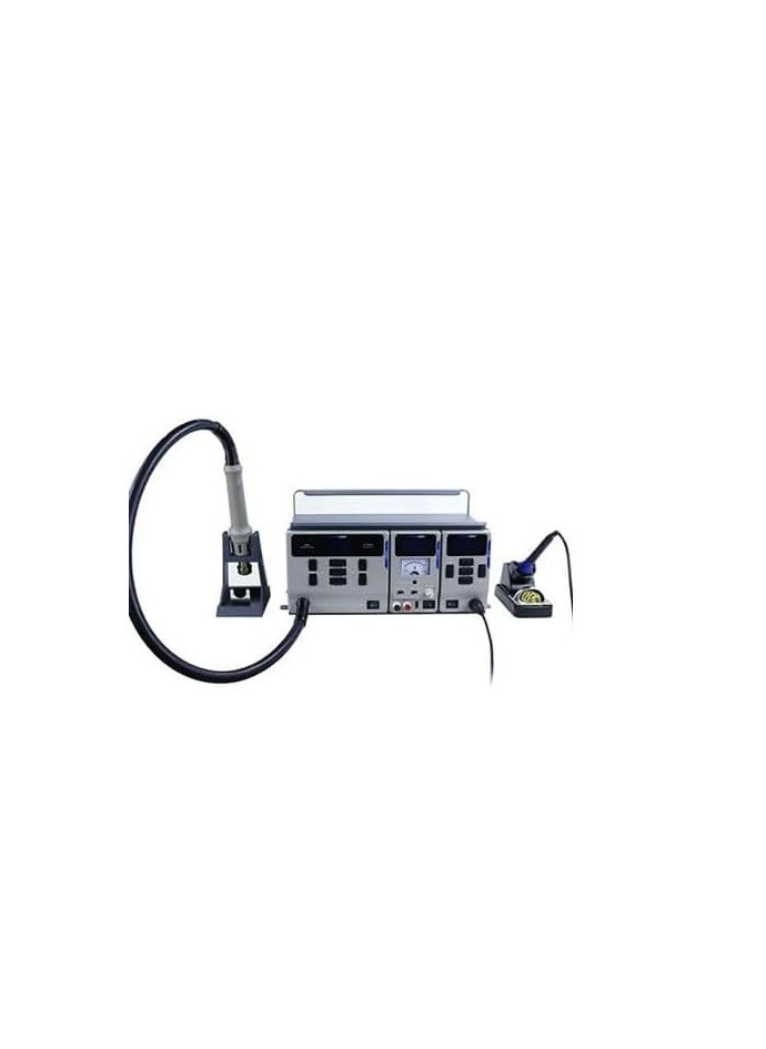 ATTEN MS-500 3-in-1 Rework Station Soldering Iron Hot Air Gun and DC Power Supply Multi-function Precision for Professional Electronics Repair