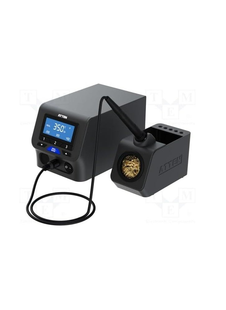 ATTEN ST-9003D 90W Soldering Station High-Power Digital Soldering Iron with Adjustable Temperature Control Fast Heating LCD Display and ESD Protection for Electronics Repair