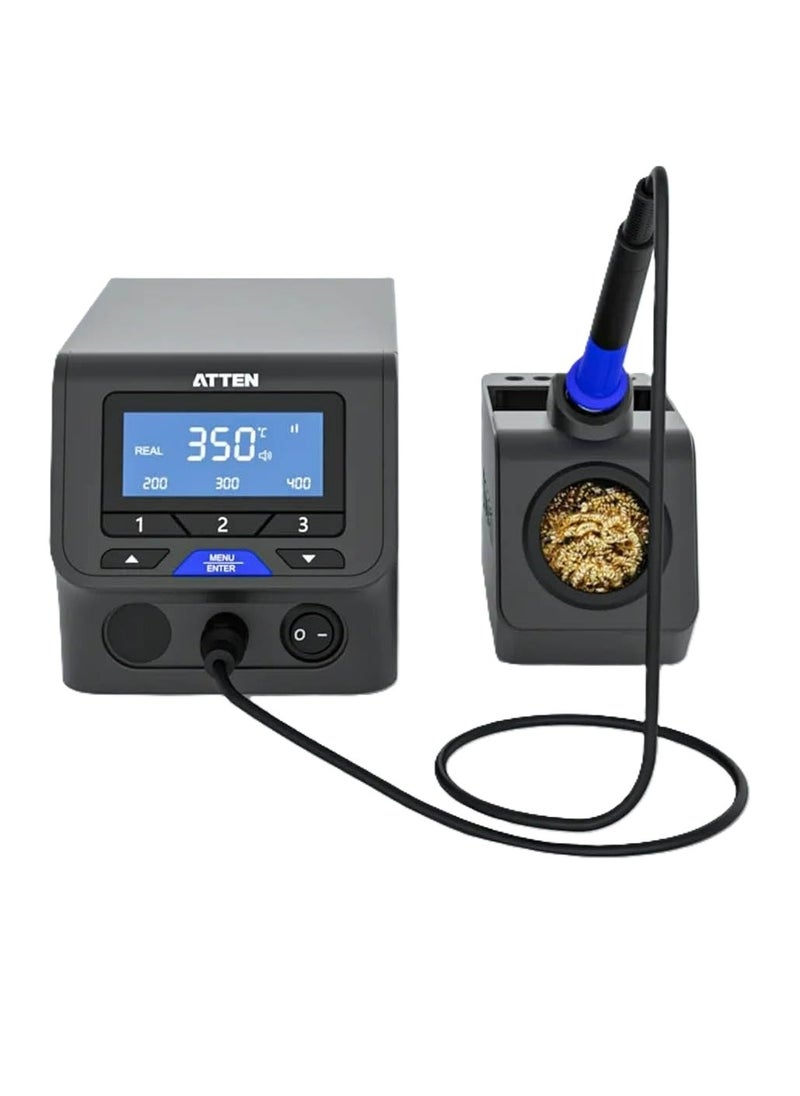 ATTEN ST-1503D 150W High-Power Soldering Station Digital Soldering Iron with Adjustable Temperature Control Fast Heating LCD Display and ESD Safe Design for Professional Electronics Repair